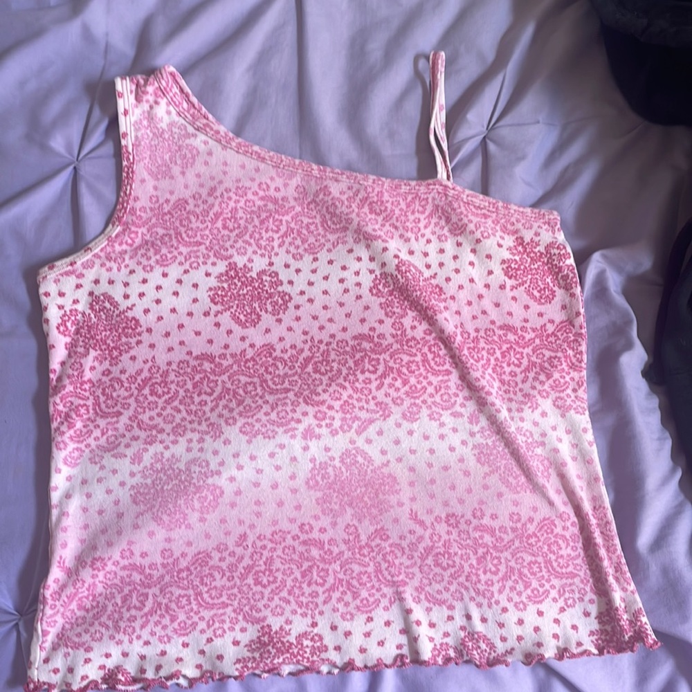 Side strap lettuce trip flower top